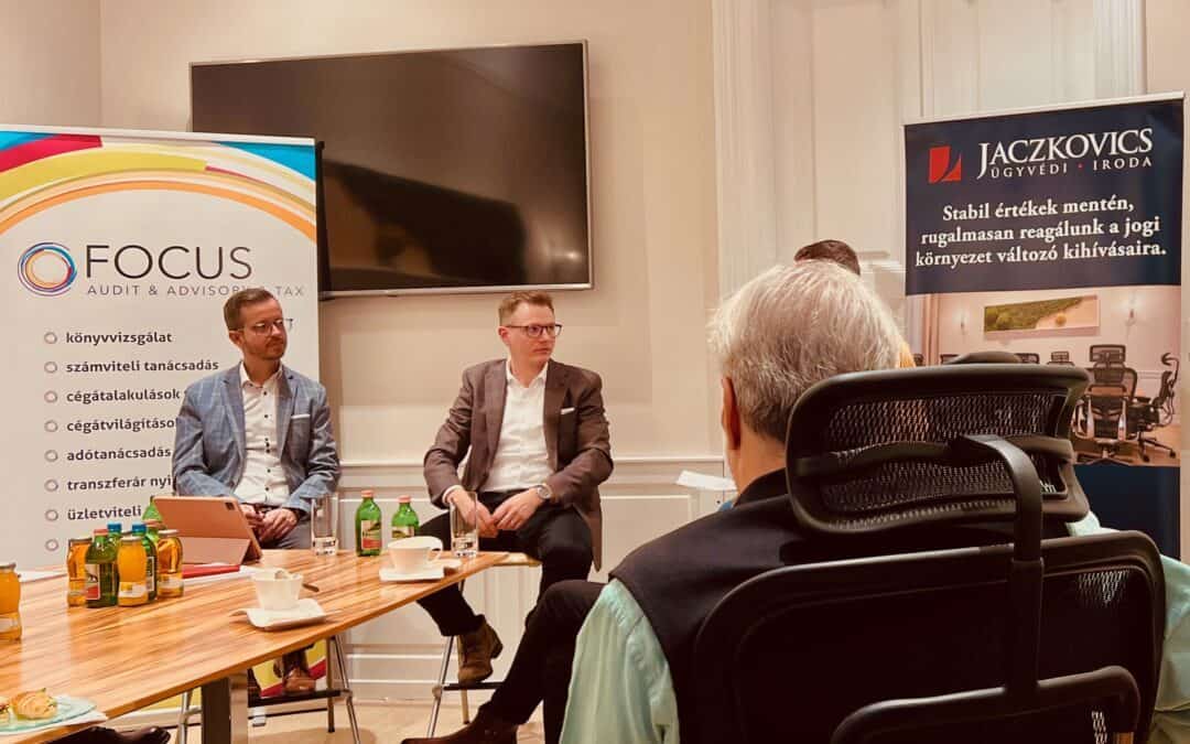 Üzleti reggelit tartottunk a cégfelvásárlásokról