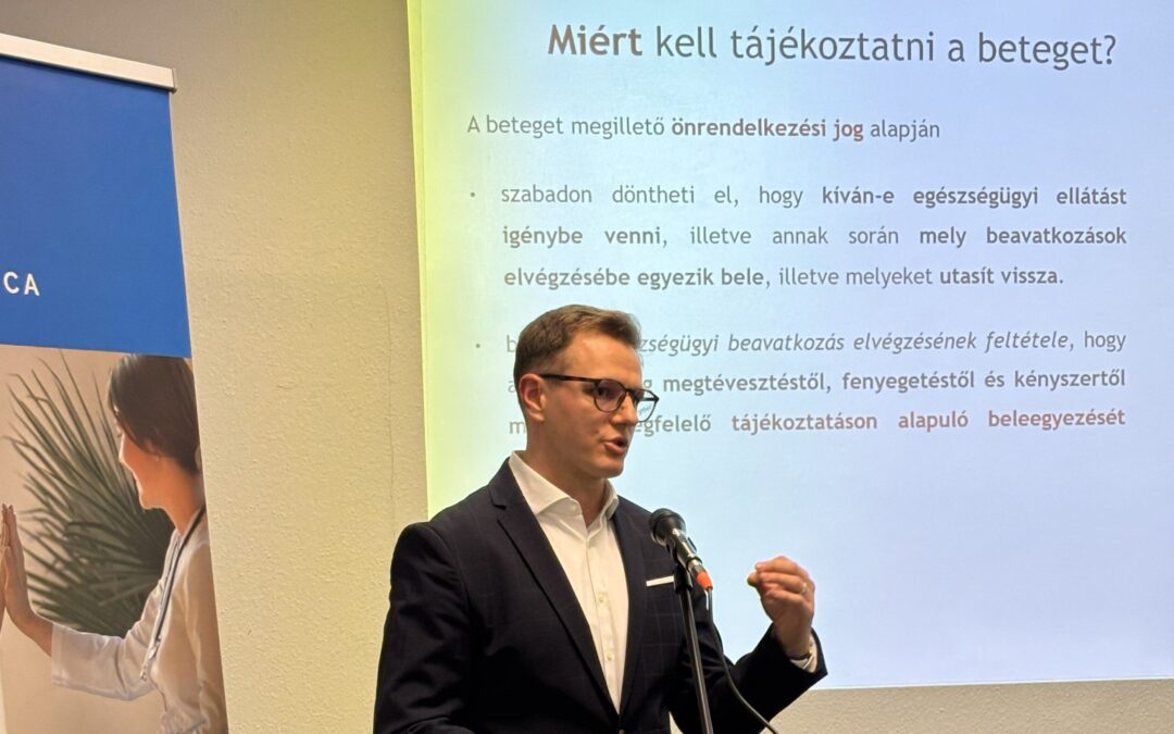 Orvosi továbbképzés a tájékoztatási és dokumentációs kötelezettségekről